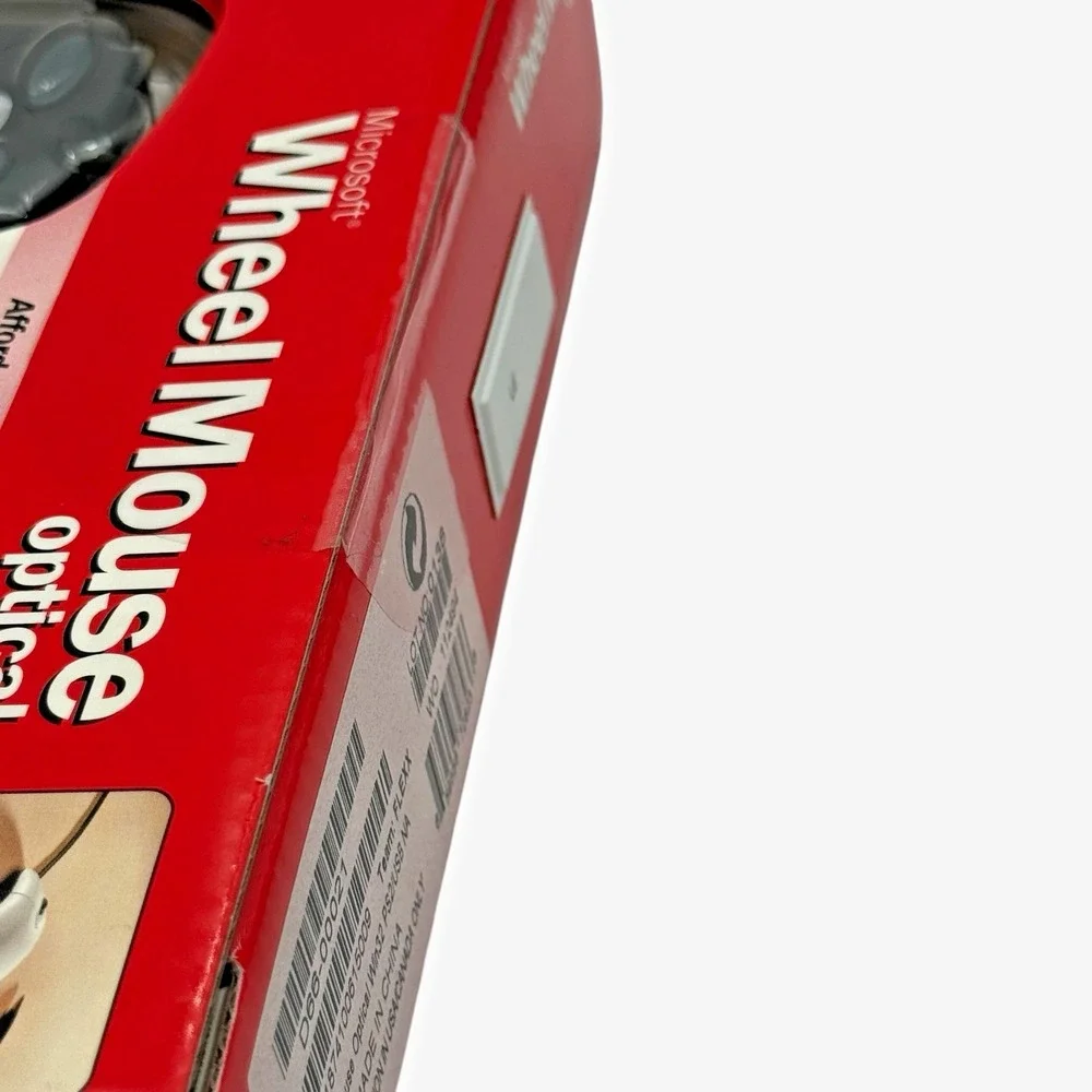 Microsoft Wheel Mouse Optical D66-00021 USB PS/2 Factory Sealed NOS Vintage